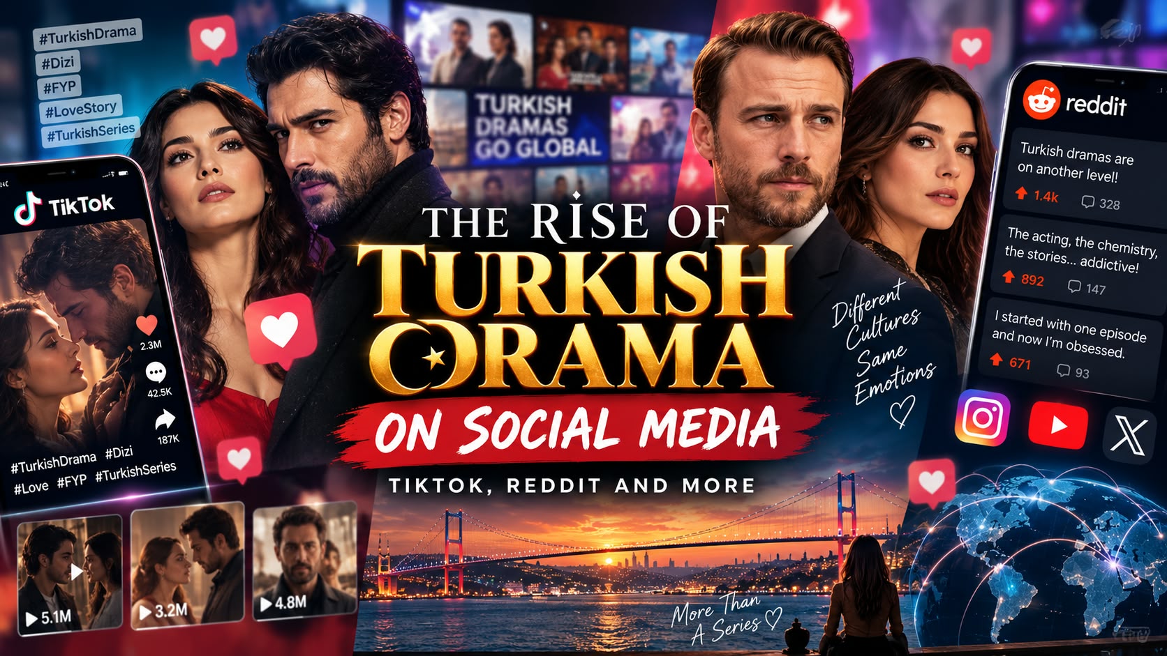 The Rise of Turkish Drama Fandom on Social Media (TikTok, Reddit & More)