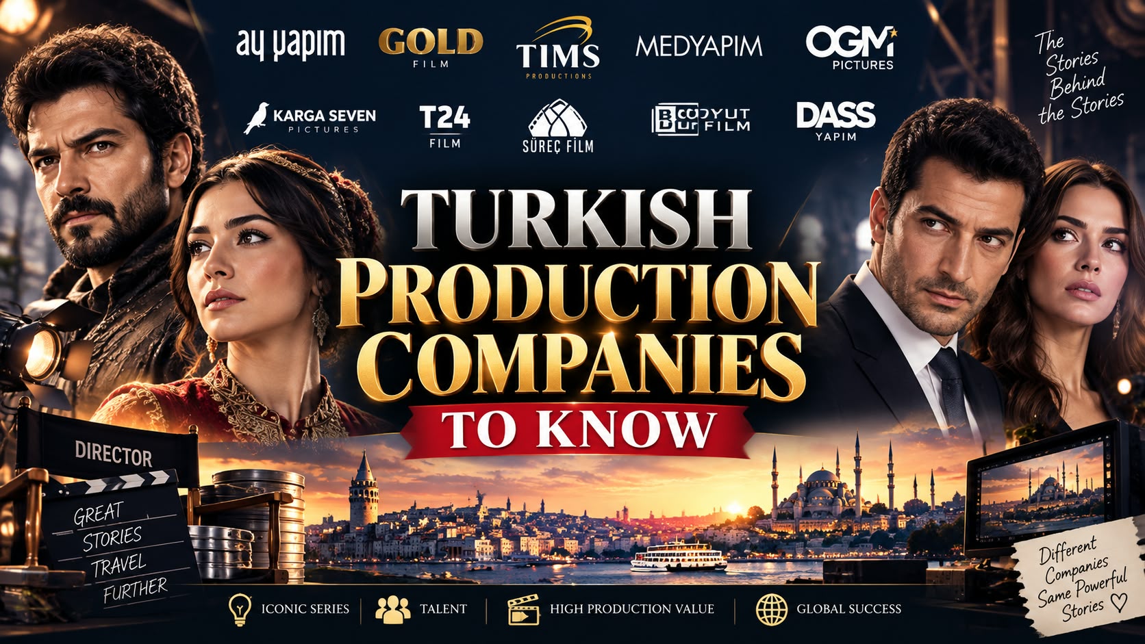 Turkish Drama Production Companies to Know (Ay Yapım, Gold Film & More)