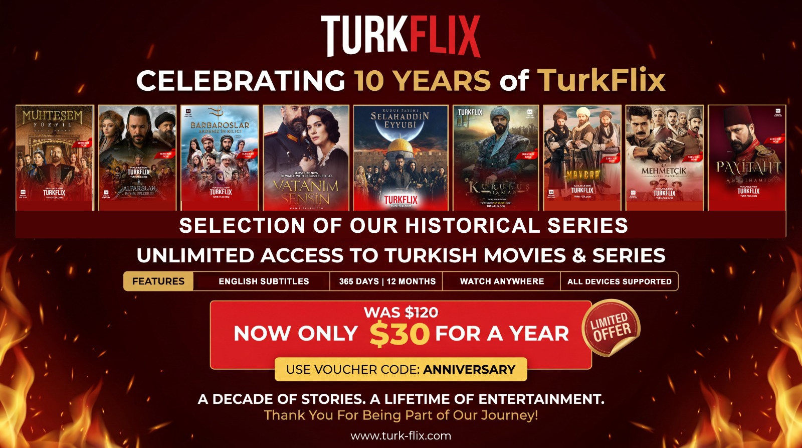 TurkFlix — Celebrating 10 Years